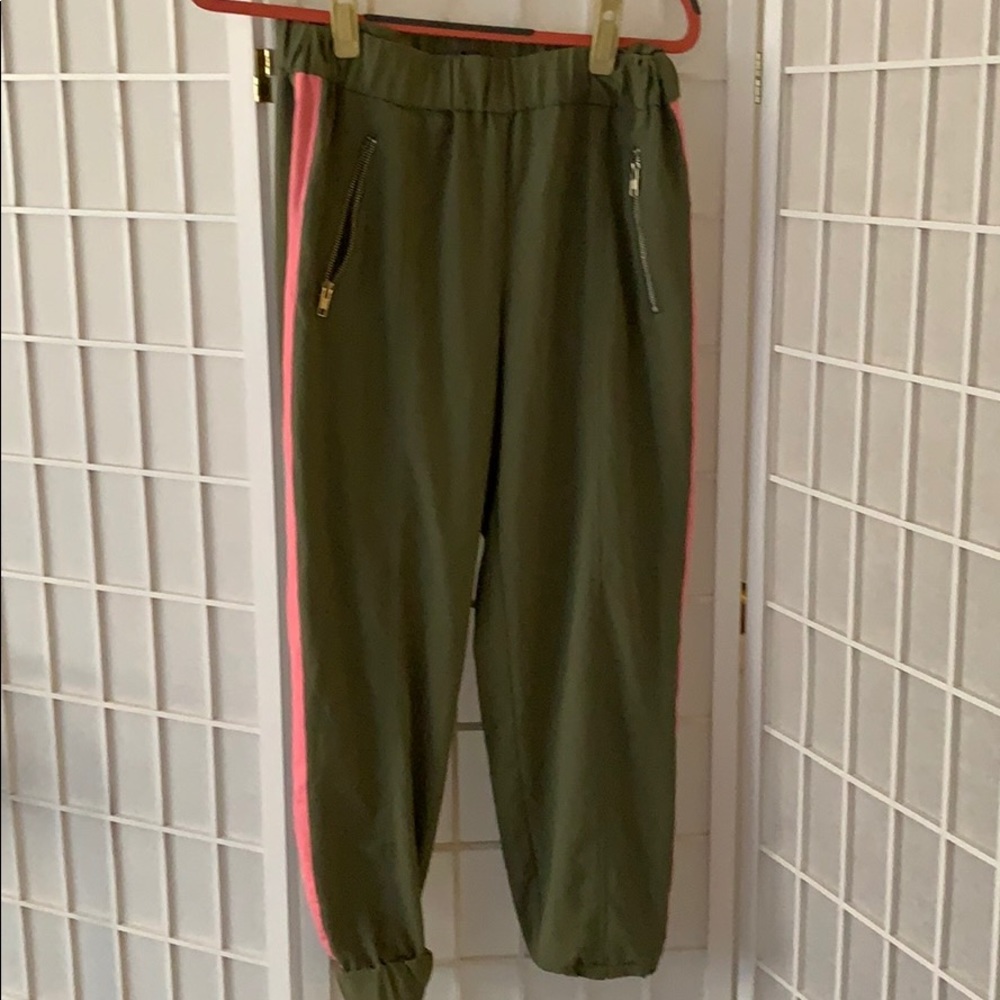 Green pants
